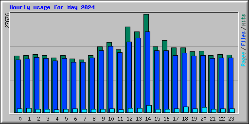 Hourly usage for May 2024